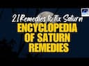 Saturn Remedies: 21 Proven Ways to Mitigate Its Negative Effects -DKSCORE