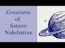 Exploring the Profound Impact of Saturn's Nakshatras and their lords in Vedic Astrology -DKSCORE