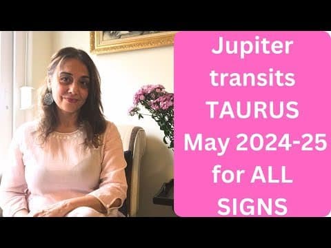 Jupiter Transit in Taurus May 2024-25 for all Signs -DKSCORE