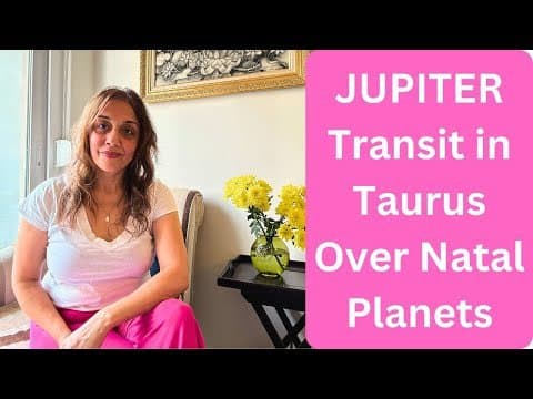 Jupiter&#39;s Taurus Transit Over Natal Planets -DKSCORE