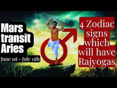 Mars Transit in Aries June 1st 2024 to July 11th 2024 : Unlocking Zodiac Changes and Opportunities -DKSCORE