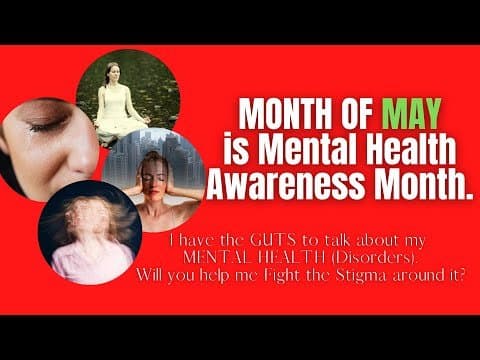 Month of May - Mental Health Awareness - SPEAK UP - My personal struggles with Mental Health -DKSCORE