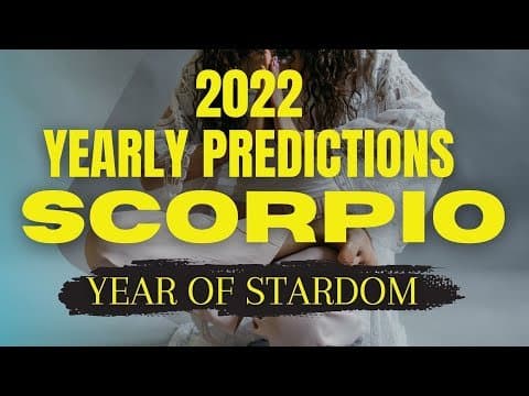 Scorpio 2022 Yearly prediction-Overall growth, lucky months, professional milestone,financial growth -DKSCORE
