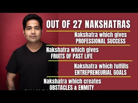 Understanding the pulse of 27 nakshatras in your Life & picking the most important decision makers -DKSCORE