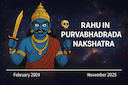 Deep Effects of Rahu in Purvabhadrapada Nakshatra -DKSCORE Deep Effects of Rahu in Purvabhadrapada Nakshatra -DKSCORE