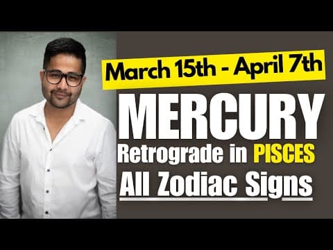 Mercury Retrograde Mar 15- Apr 7th 2025 in Pisces -DKSCORE Mercury Retrograde Mar 15- Apr 7th 2025 in Pisces -DKSCORE
