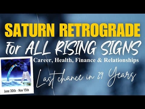 Saturn Retrograde in Aquarius until Nov 15th 2024: Career, Health, Finance & Relationships Insights -DKSCORE Saturn Retrograde in Aquarius until Nov 15th 2024: Career, Health, Finance & Relationships Insights -DKSCORE