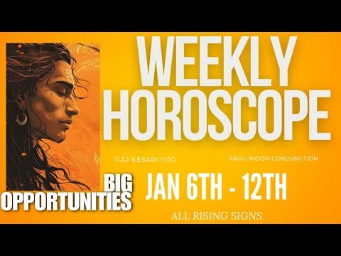 Weekly Horoscope Jan 6 to 12th 2025 Insights: Unlock Vedic Astrology Secrets -DKSCORE Weekly Horoscope Jan 6 to 12th 2025 Insights: Unlock Vedic Astrology Secrets -DKSCORE