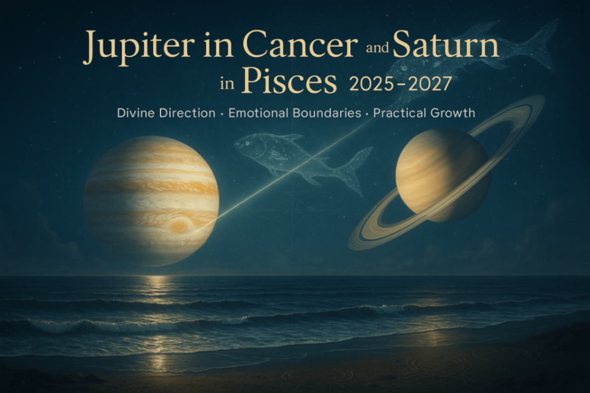Jupiter in Cancer and Saturn in Pisces 2025-2027: Divine Direction Emotional Boundaries and Practical Growth -DKSCORE Jupiter in Cancer and Saturn in Pisces 2025-2027: Divine Direction Emotional Boundaries and Practical Growth -DKSCORE