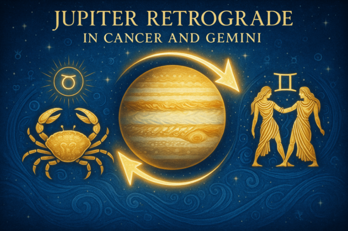 Jupiter Retrograde in Cancer and Gemini: A Deep Vedic Astrology Guide for Inner Growth -DKSCORE Jupiter Retrograde in Cancer and Gemini: A Deep Vedic Astrology Guide for Inner Growth -DKSCORE