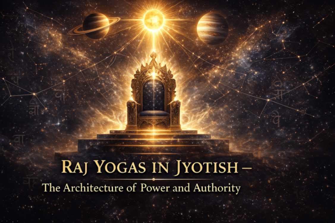 Raj Yogas in Jyotish Part 1: How Authority Power and Status Are Truly Formed -DKSCORE Raj Yogas in Jyotish Part 1: How Authority Power and Status Are Truly Formed -DKSCORE